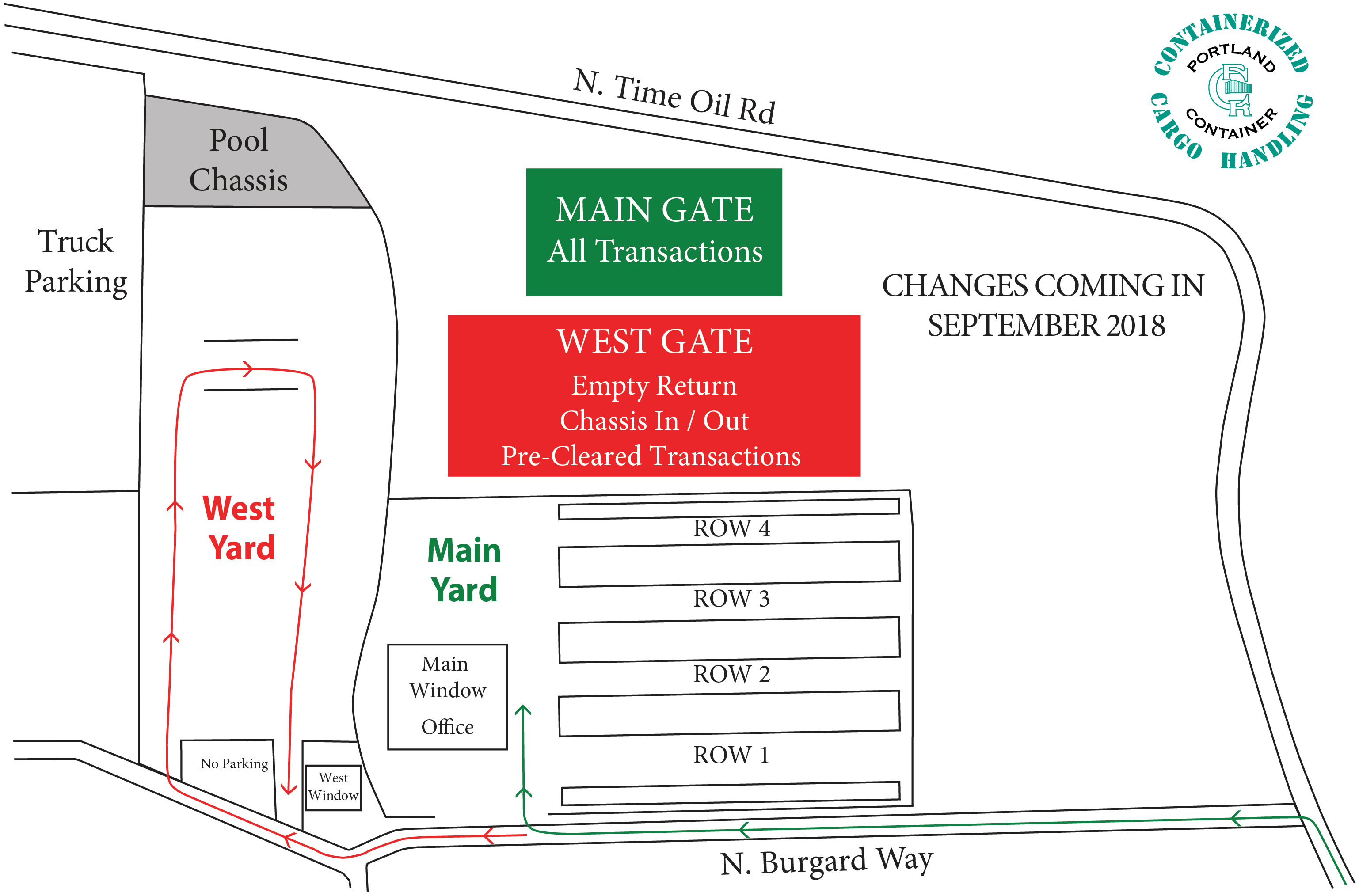 PCR Yard Map Late 2018 PCR Yard Map Late 2018