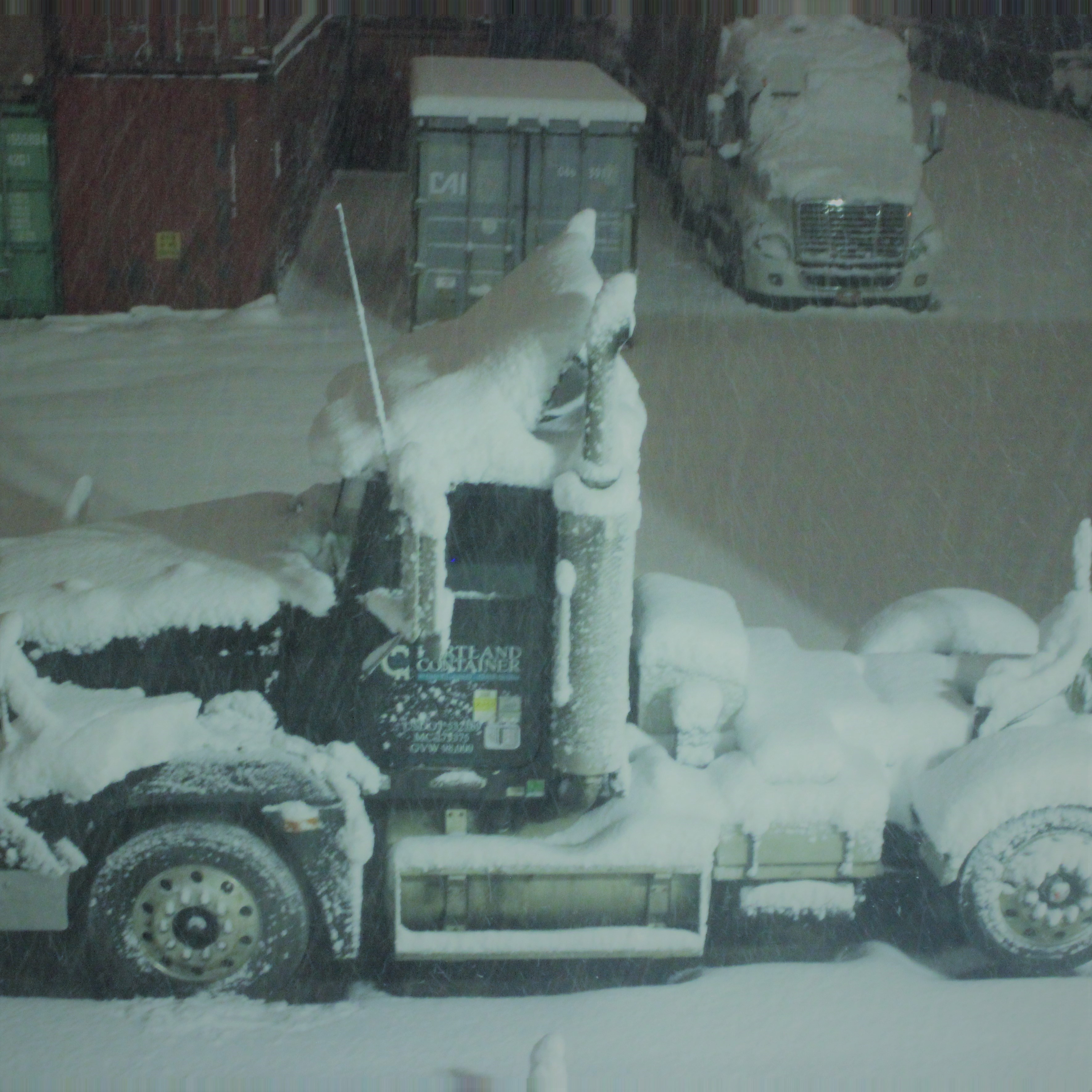 PCR TRUCK COVERED IN SNOW 2017